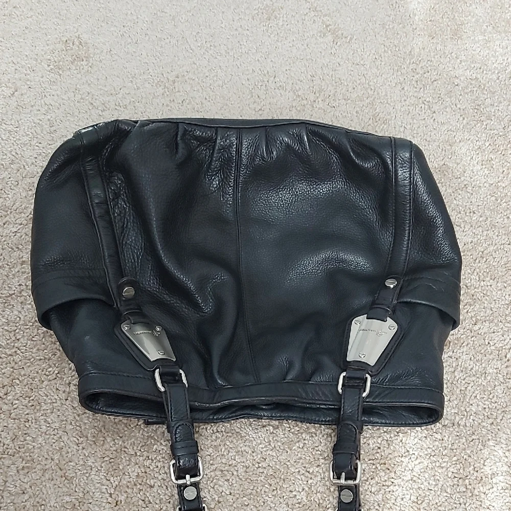 Leather Tote Satchel Shoulder Bag Large Multi Compartment Soft Leather